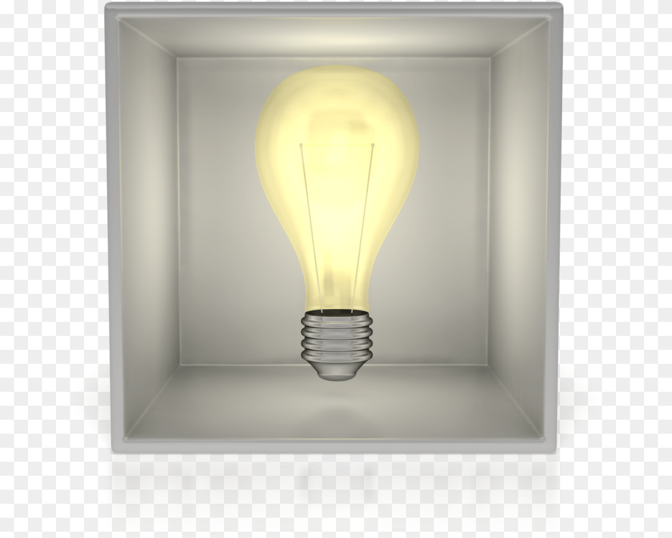 Lightbulb In Box Pc 800 Clr Incandescent Light Bulb Png Image