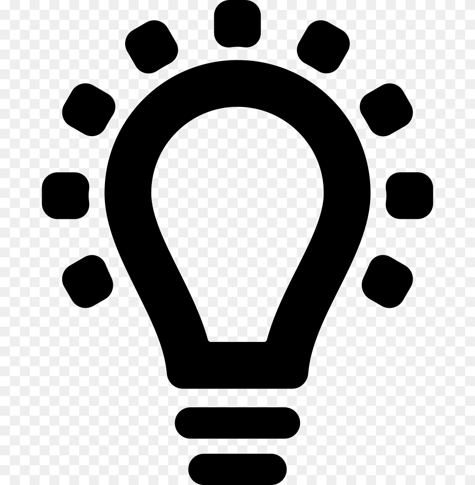 Lightbulb Interface Symbol No Calls Just Texts, Light, Stencil, Device, Grass Png