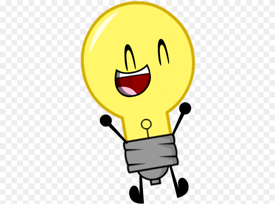 Lightbulb Pose Light Bulb Cartoon Free Transparent Png