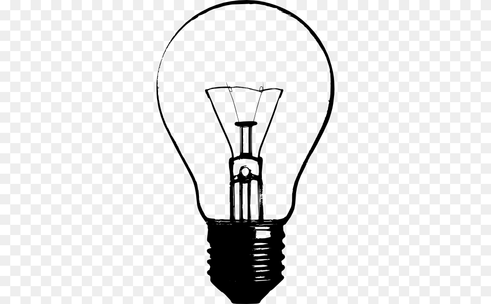 Lightbulb Stencil, Light, Accessories, Jewelry, Necklace Free Png Download