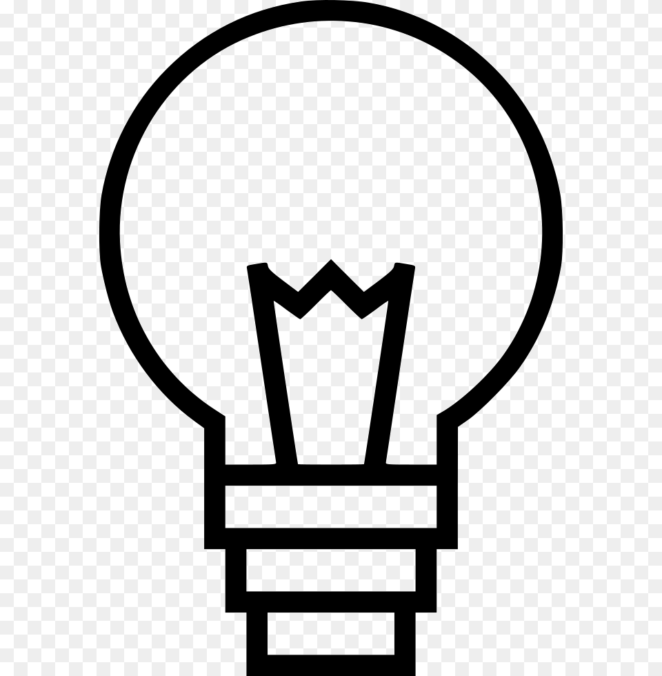 Lightbulb Write A Rationale For Story, Light, Stencil Free Png Download