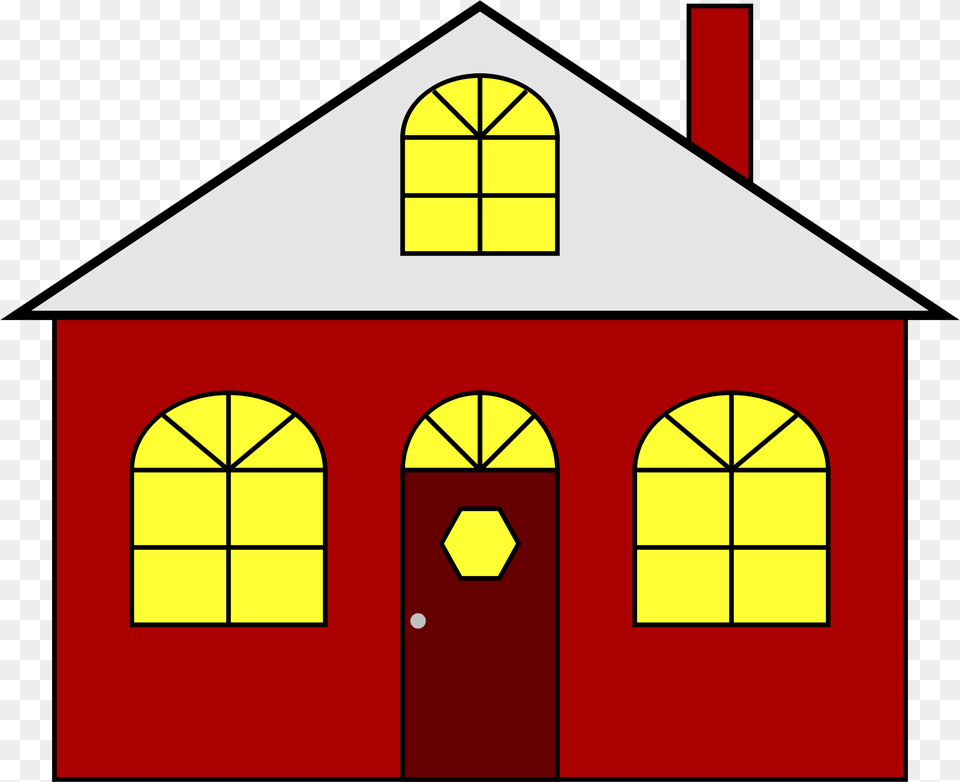 Lighted House Vector Image House Clipart, Arch, Architecture, Altar, Building Free Png