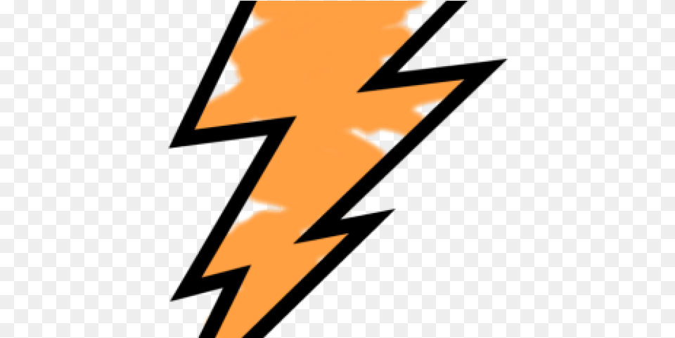 Lightening Clipart Orange Blue Lightning Bolt Blue Lightning Bolt, Leaf, Plant, Person, Weapon Free Png
