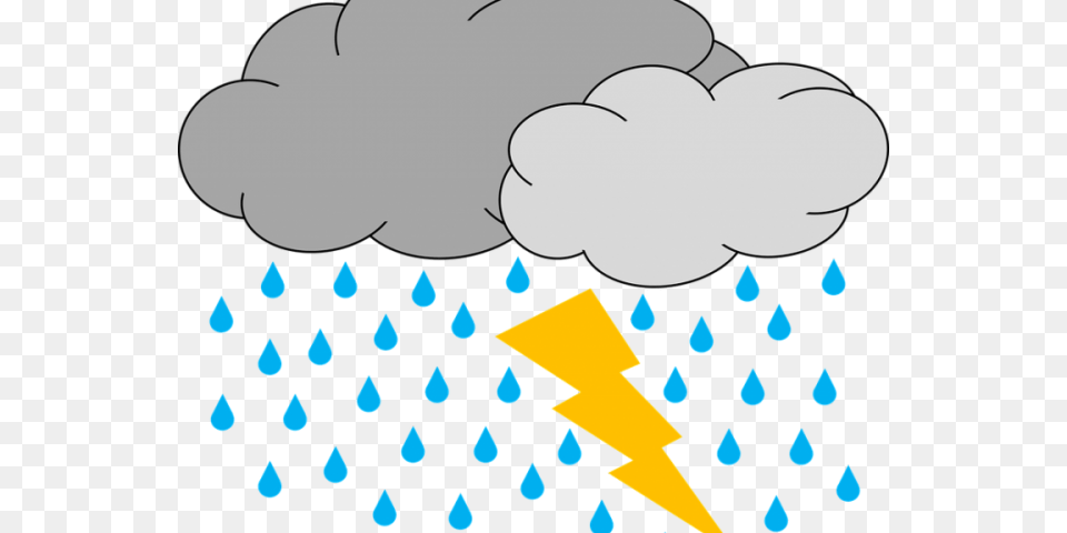 Lightening Clipart Stormy Sky Thunder And Lightning Clipart Free Png Download