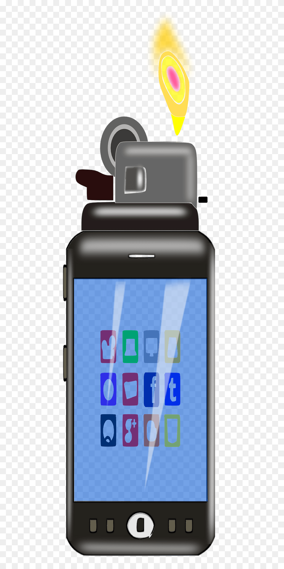 Lighter Clipart, Electronics, Mobile Phone, Phone Free Transparent Png