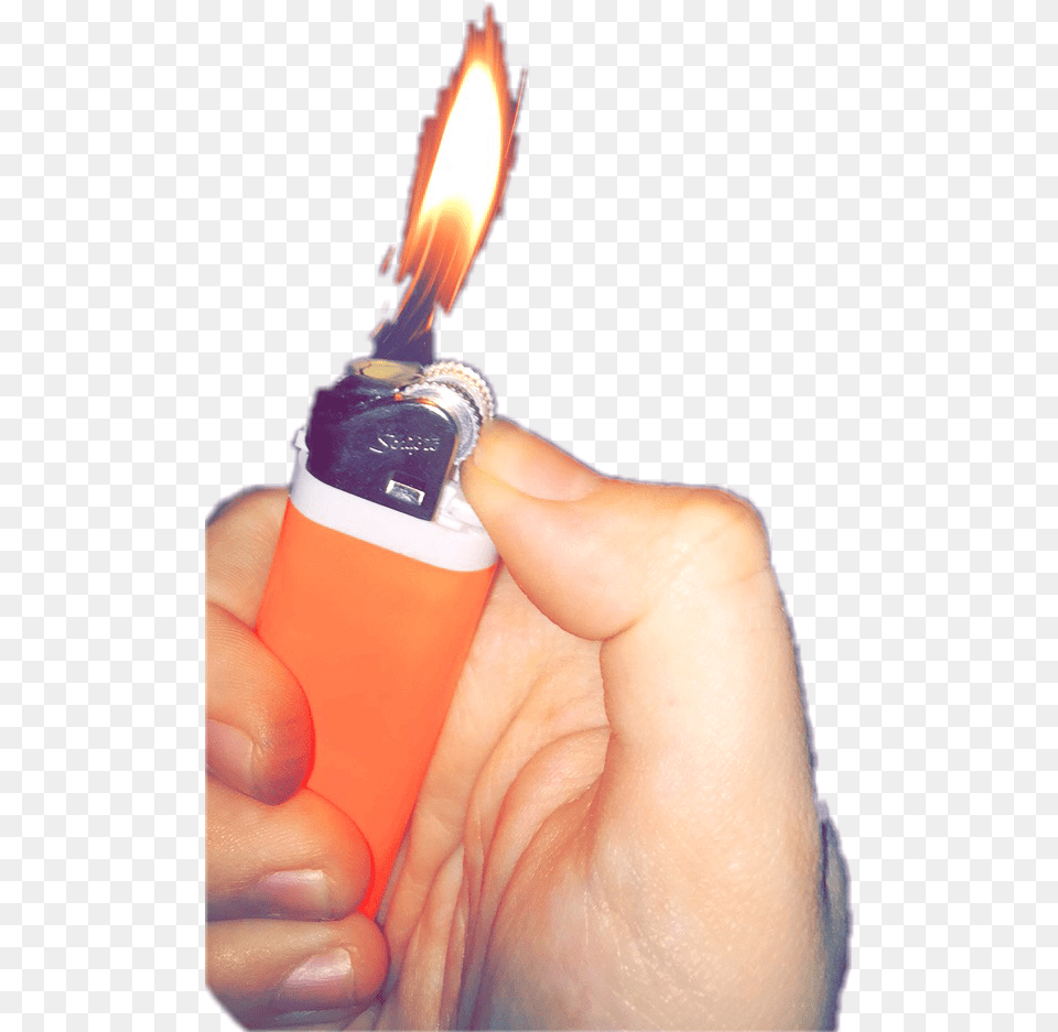 Lighter Fire Flame Bic Hand Grunge Punk Hand, Baby, Person Free Transparent Png