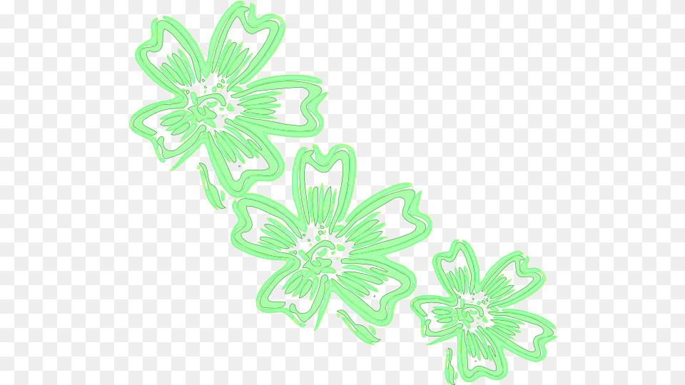 Lighter Green Flowers Clip Arts For Web Clip Arts Free Lovely, Pattern, Art, Embroidery, Floral Design Png