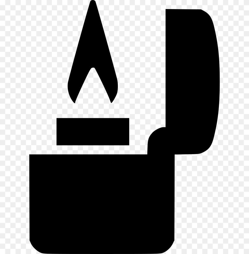 Lighter Zippo Flame Fire Lighter Logo, Stencil Free Transparent Png