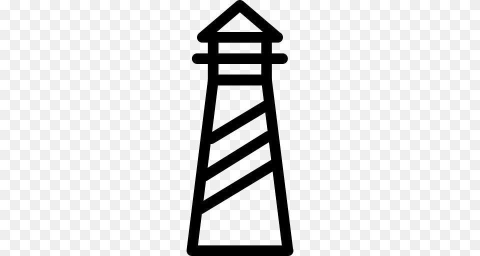 Lighthouse, Gray Png Image