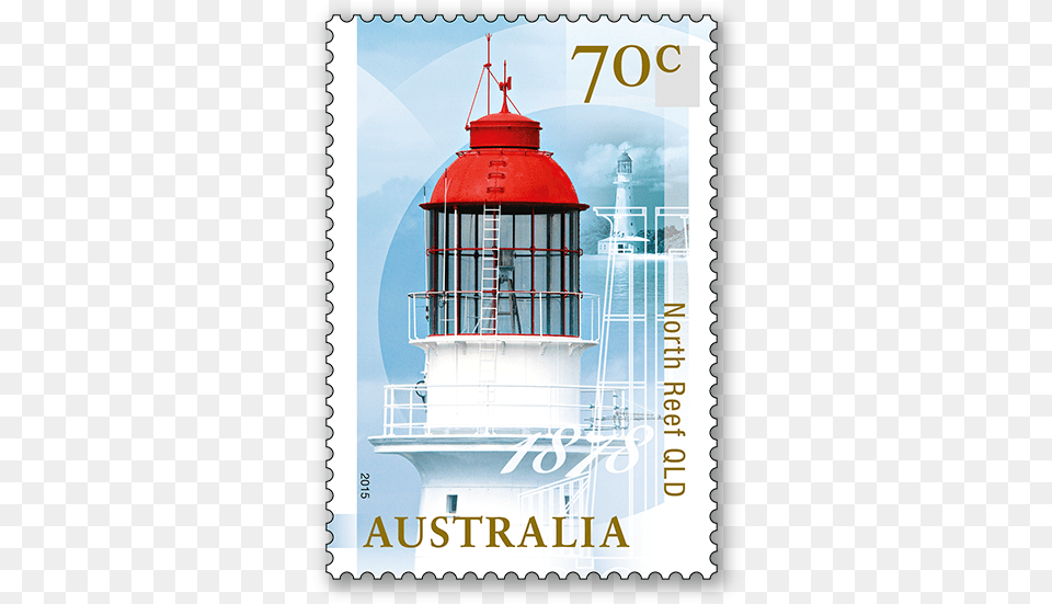 Lighthouse 70c Stamp Australia, Postage Stamp, Architecture, Beacon, Building Free Png