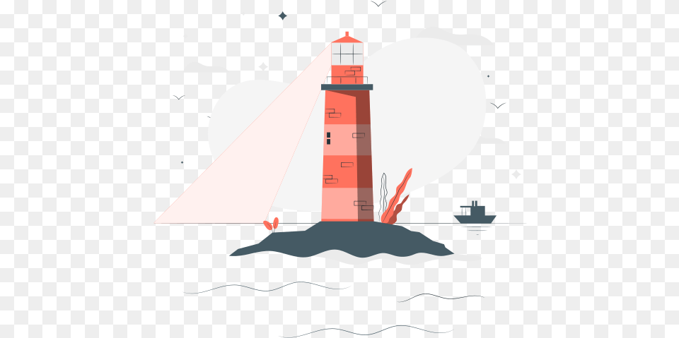 Lighthouse Amico Style Lighthouse, Boat, Vehicle, Sailboat, Transportation Free Png