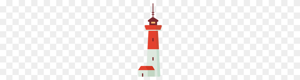 Lighthouse And Waves Landscape Illustration, Architecture, Building, Tower, Beacon Free Png Download