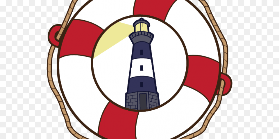 Lighthouse Clipart Themed Clip Art Life Preserver, Water Free Png Download