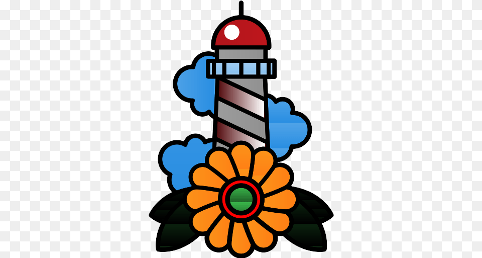 Lighthouse Icon 11 Repo Icons Transparent Old School Tattoo, Dynamite, Weapon, Architecture, Building Free Png