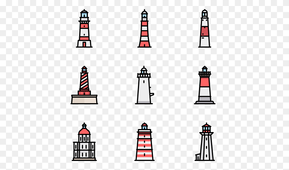 Lighthouse Icons, Architecture, Building, Tower Free Png Download