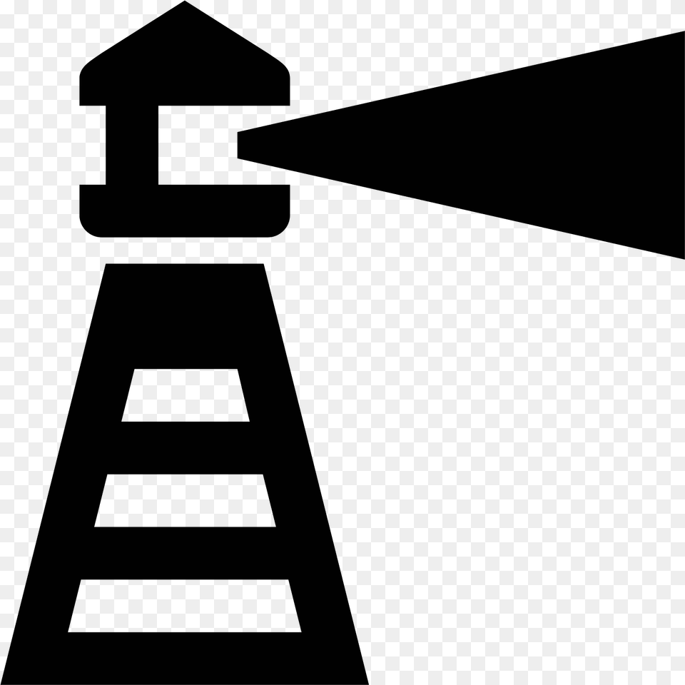 Lighthouse Light House Icon, Gray Png