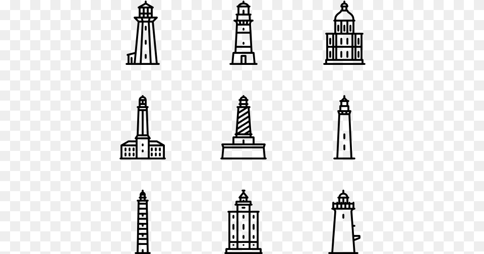 Lighthouse Lighthouse Vector, Gray Png Image