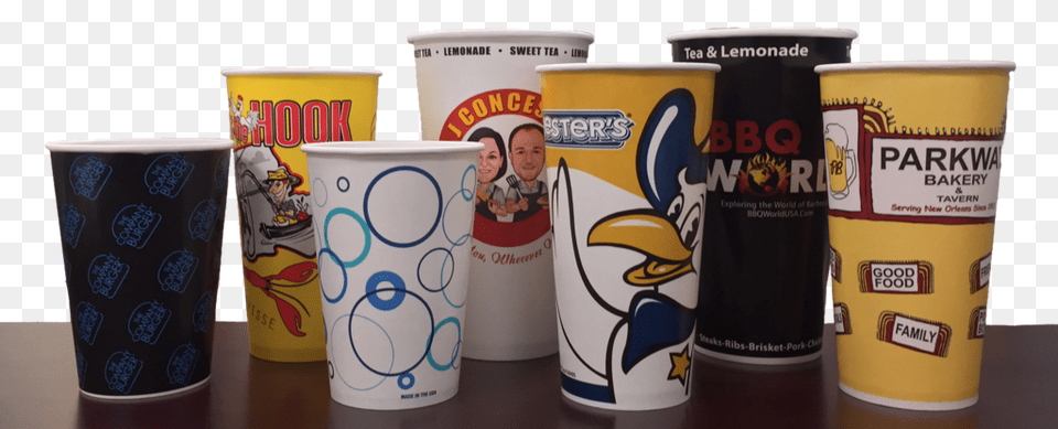 Lighthouse Louisiana Custom Printed Paper Cups Cartoon, Cup, Disposable Cup, Cream, Dessert Free Png Download
