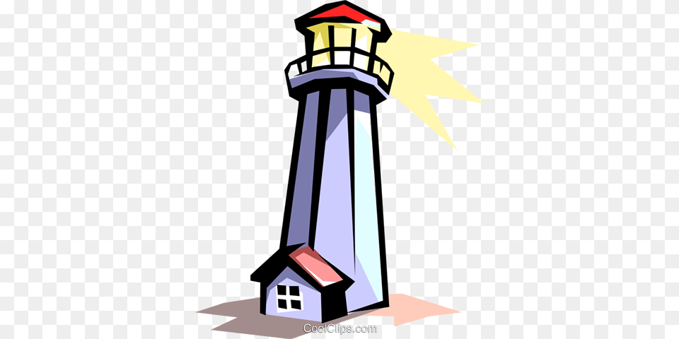 Lighthouse Royalty Vector Clip Art Illustration, Architecture, Building, Tower, Beacon Free Png Download