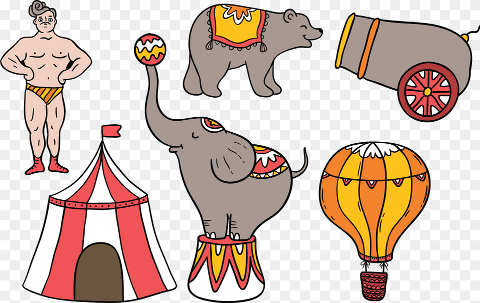 Lighting Clipart Talent Show Circus Elements Vintage, Leisure Activities, Adult, Male, Man Free Transparent Png