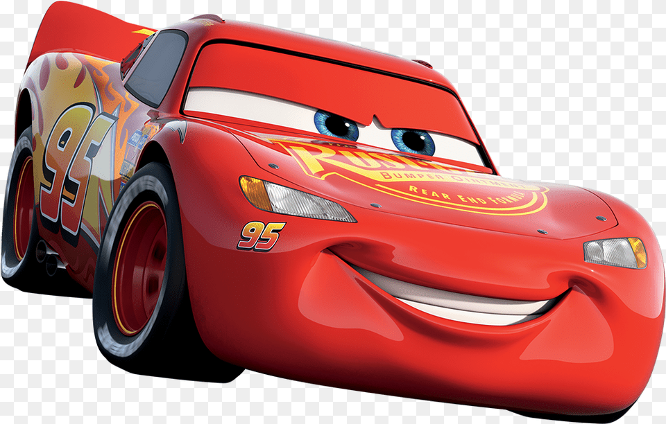 Lighting Mcqueen, Car, Vehicle, Transportation, Sports Car Free Png Download