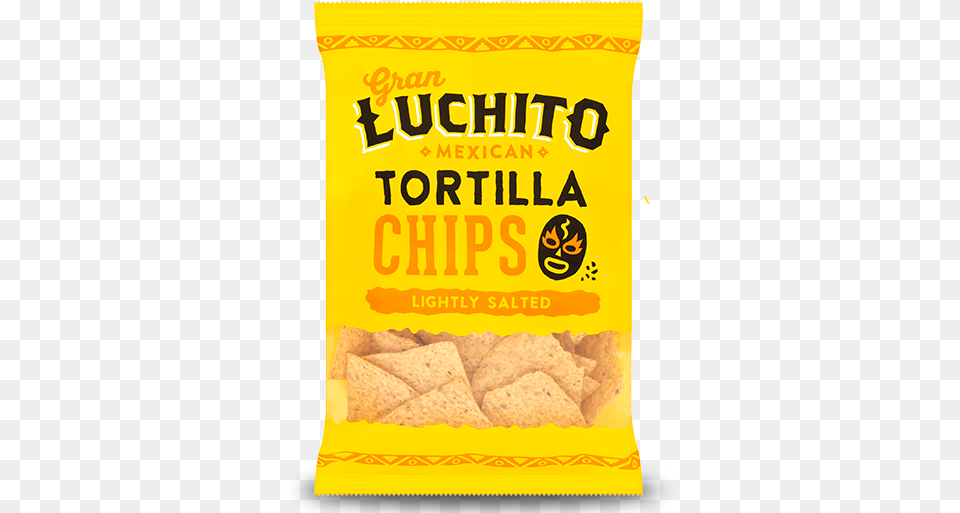Lightly Salted Tortilla Chips Gran Luchito, Food, Snack, Bread, Cracker Free Transparent Png