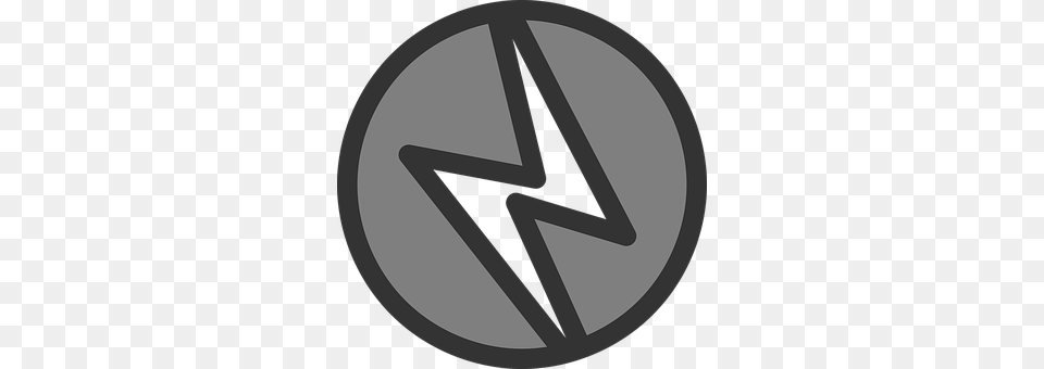 Lightning Symbol, Star Symbol, Disk, Logo Free Transparent Png