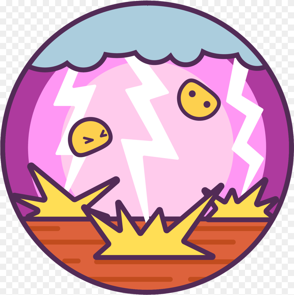 Lightning, Purple, Egg, Food, Easter Egg Png Image