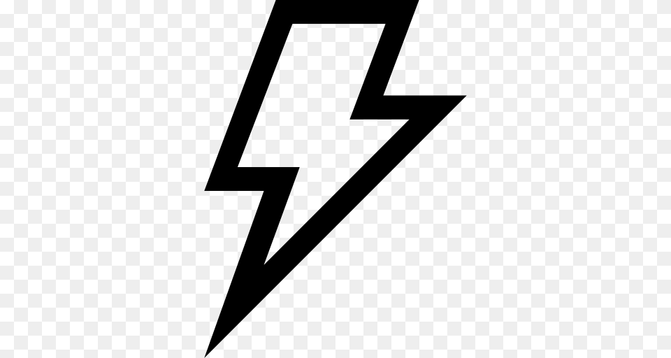 Lightning, Gray Free Png Download