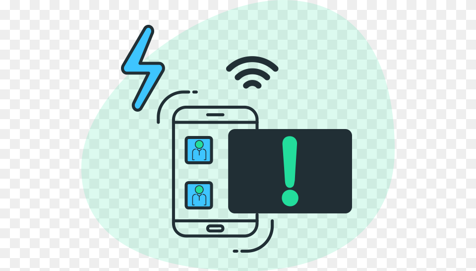 Lightning Alert Icon Mobile Games Clipart Black And White, Electronics, Phone, Mobile Phone, Computer Hardware Free Png