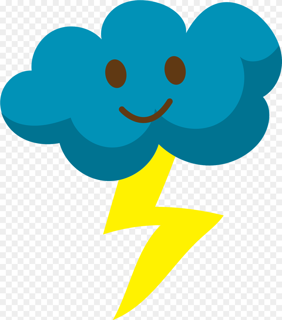 Lightning And Cloud Cute With Cute Lightning, Baby, Person, Art, Graphics Free Png