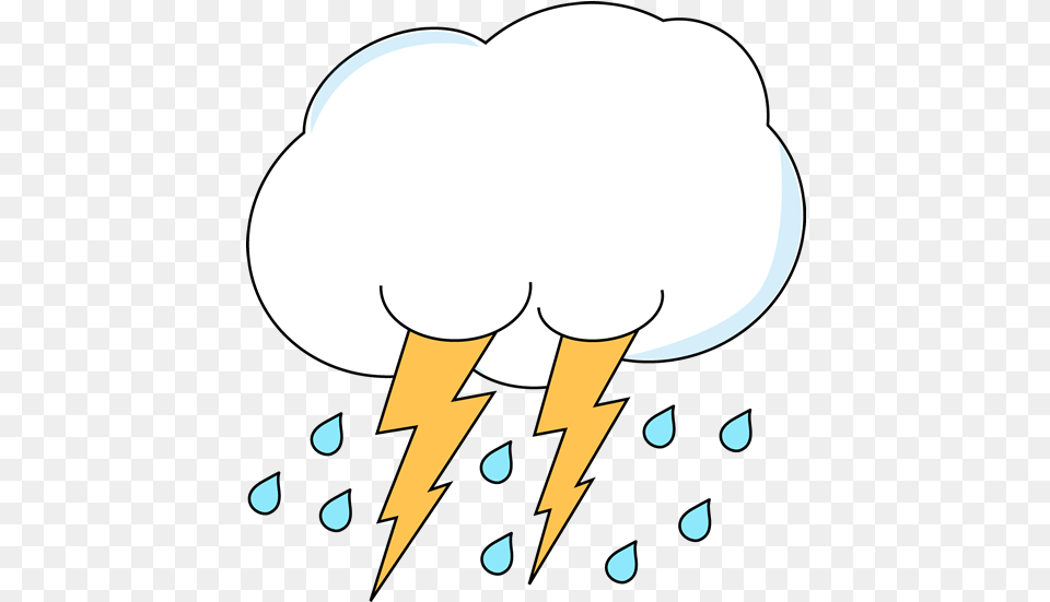 Lightning And Rain Cloud Clip Art Lightning And Rain Cloud Clip Art, Electronics, Hardware, Body Part, Cream Free Png