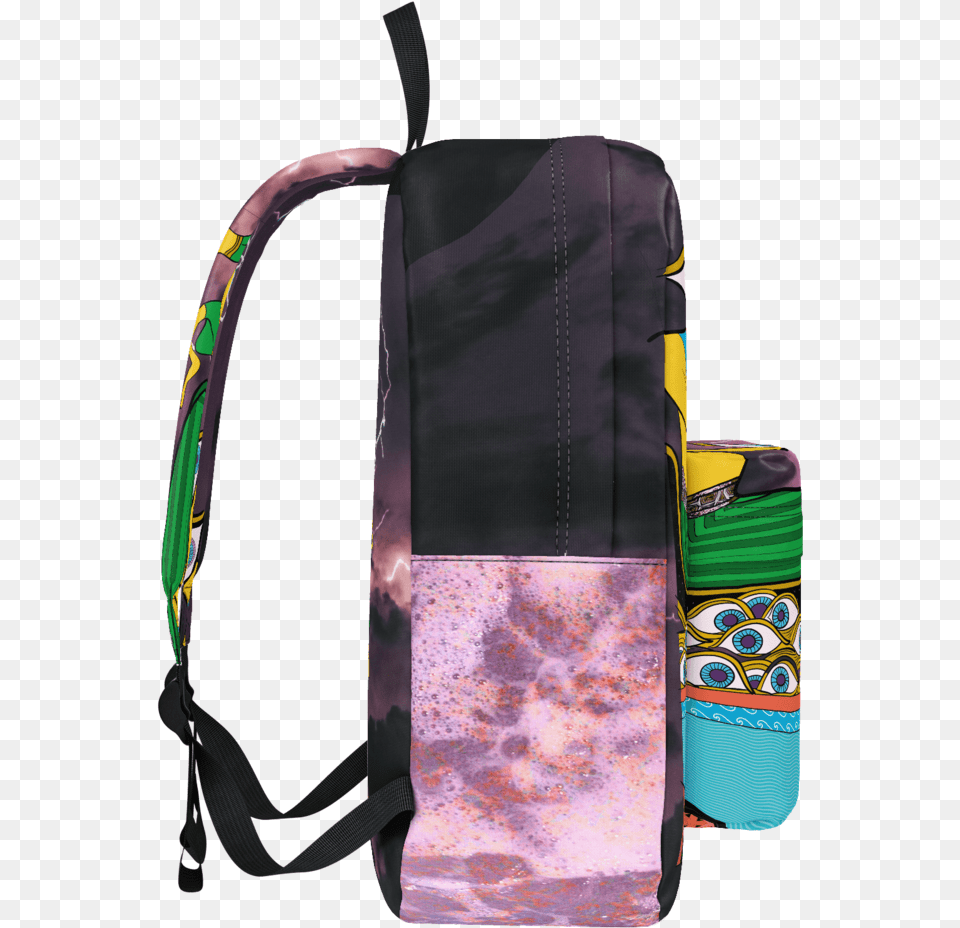 Lightning Backpack U2014 Sattvatrope Connection Purple, Bag, Accessories, Handbag Free Png Download