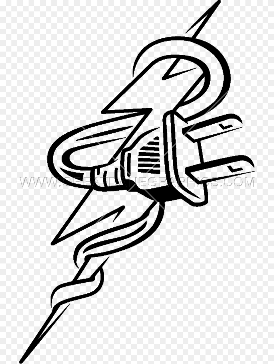 Lightning Bolt Art Group With Items, Bow, Knot, Weapon Free Transparent Png