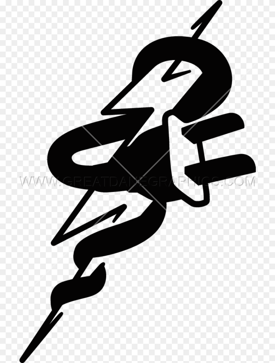 Lightning Bolt Art Group With Items, Bow, Weapon, Symbol Free Png