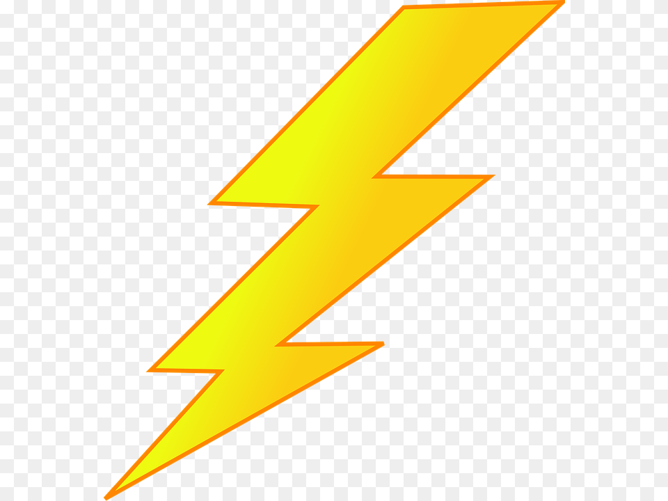 Lightning Bolt Clipart, Symbol, Logo, Text Free Png
