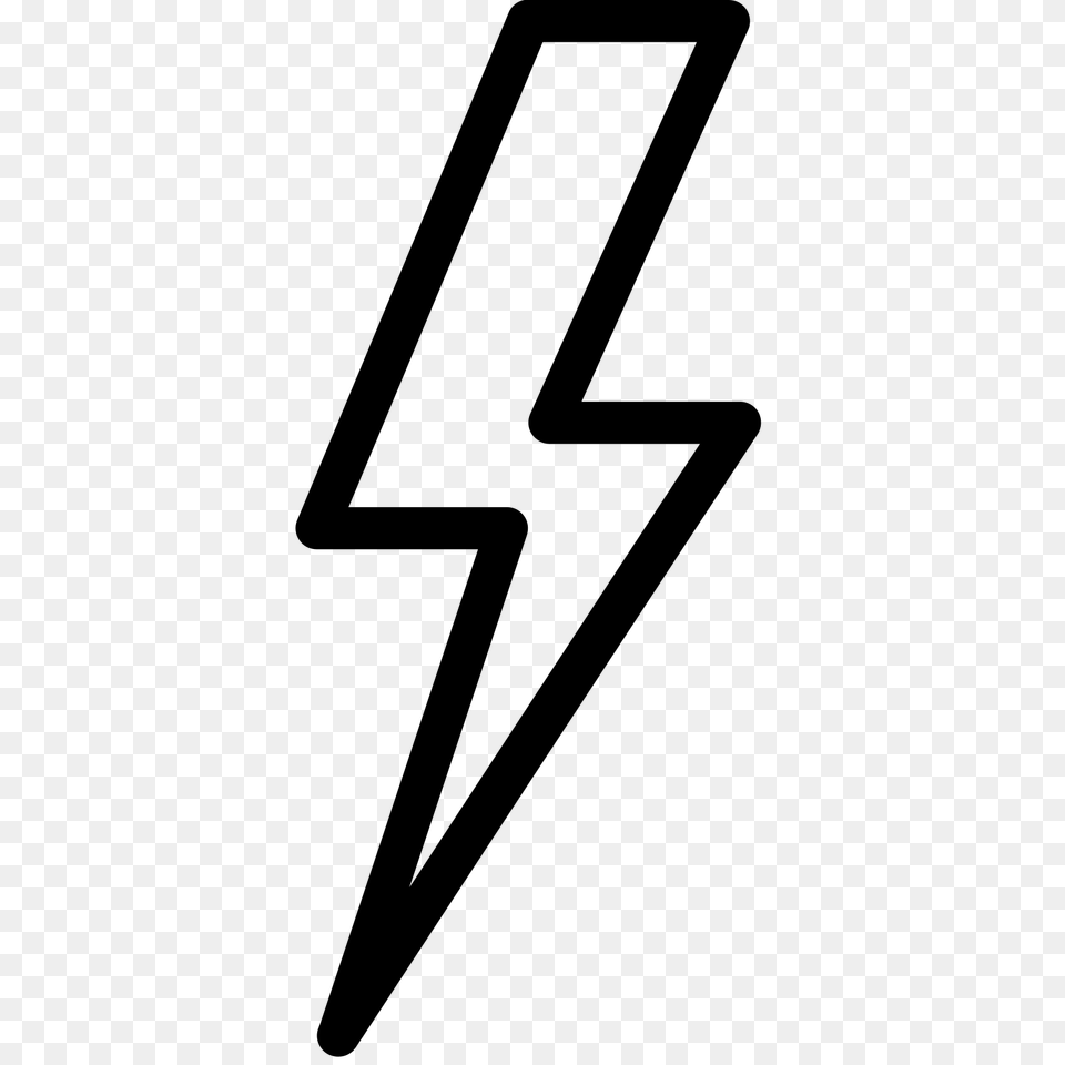 Lightning Bolt Download Clip Art, Gray Free Transparent Png