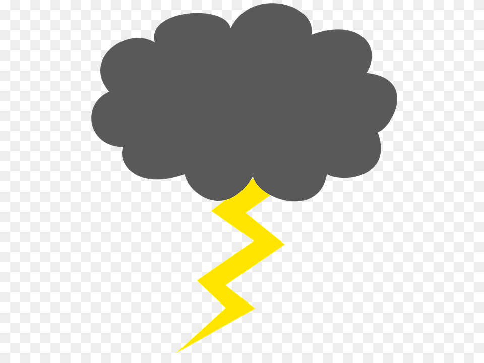 Lightning Bolt From Grey Cloud, Logo Free Png