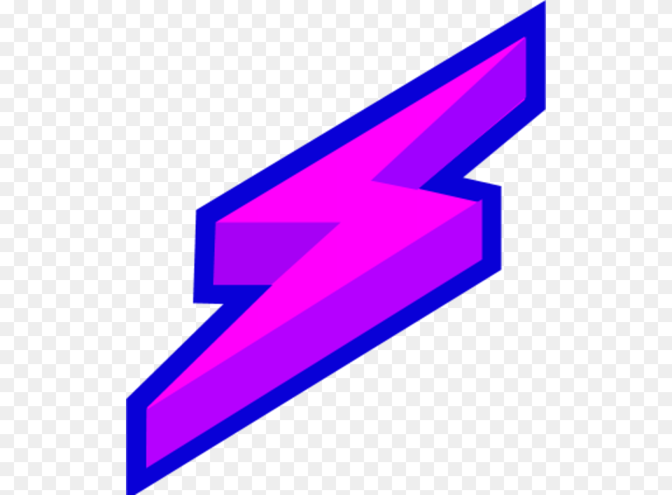 Lightning Bolt Green Lighting Bolt Clip Art At Vector Purple Lightning Bolt Logo, Light, Neon Free Png Download