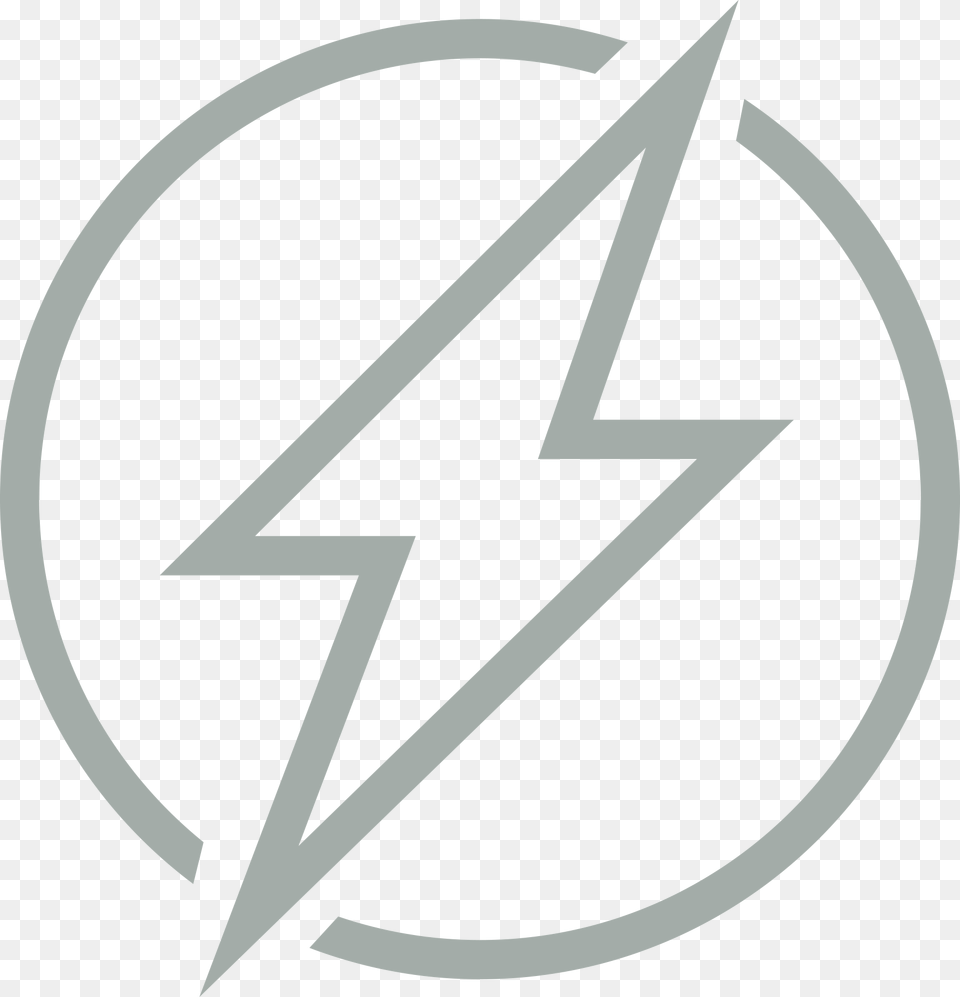 Lightning Bolt Grey Renewable Energy, Gray, Texture Png