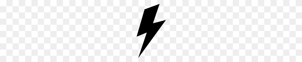 Lightning Bolt Icons Noun Project, Gray Png