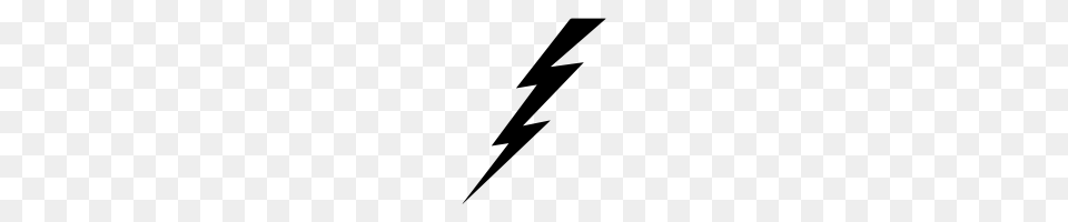 Lightning Bolt Icons Noun Project, Gray Free Png