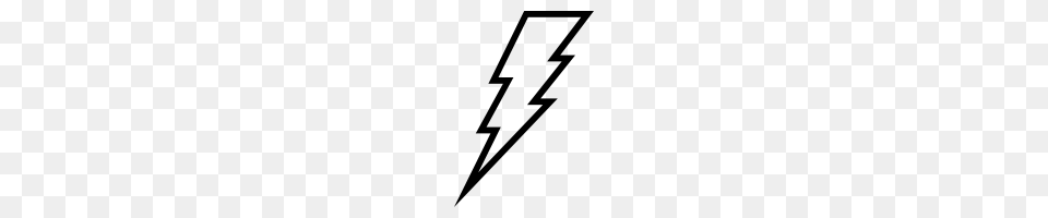 Lightning Bolt Icons Noun Project, Gray Free Transparent Png