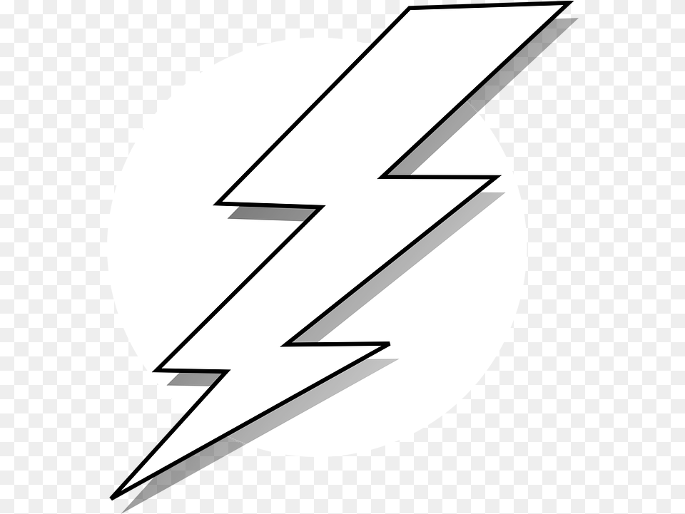 Lightning Bolt Strike Vector Graphic On Pixabay Lighting Bolt Print Out, Text, Symbol Free Png