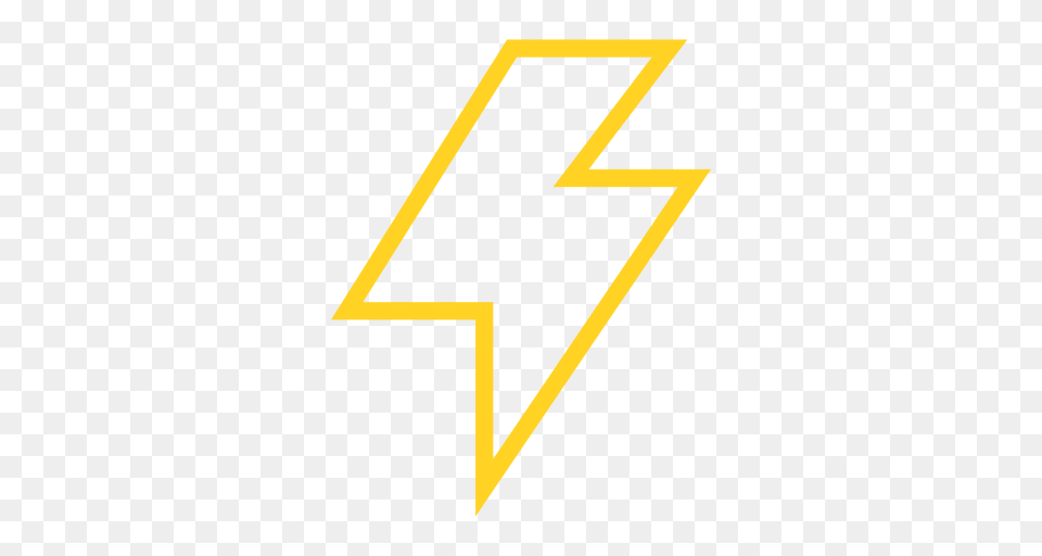 Lightning Bolt Stroke Icon, Symbol, Number, Text Free Png