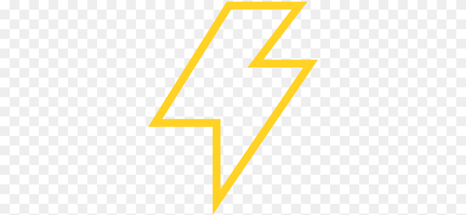 Lightning Bolt Stroke Icon U0026 Svg Vector File Raio Desenho, Symbol, Number, Text, Logo Free Transparent Png