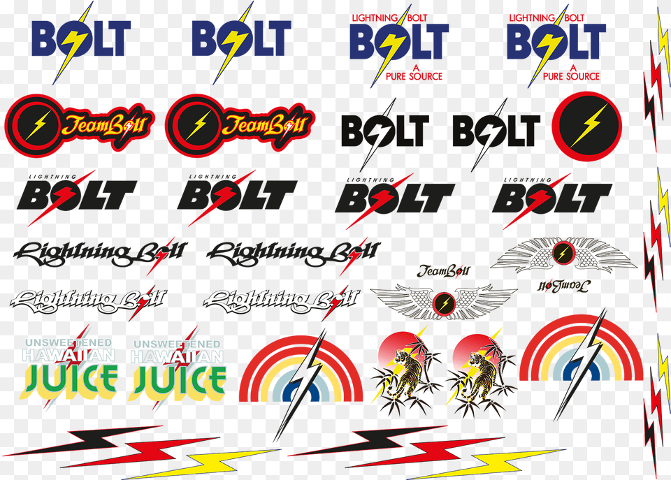 Lightning Bolt Surfboard Stickers Vintage Lightning Bolt Stickers, Advertisement, Poster Free Png Download