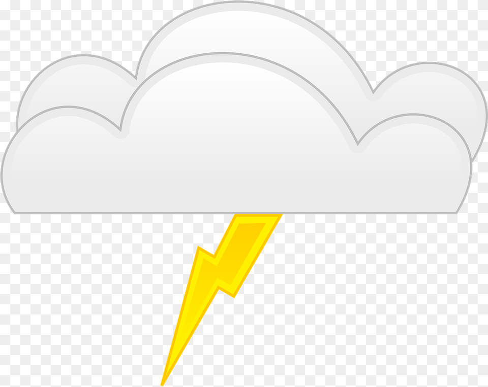 Lightning Bolt Yellow Vector Graphic On Pixabay Thunder Cartoon, Clothing, Hat Png Image