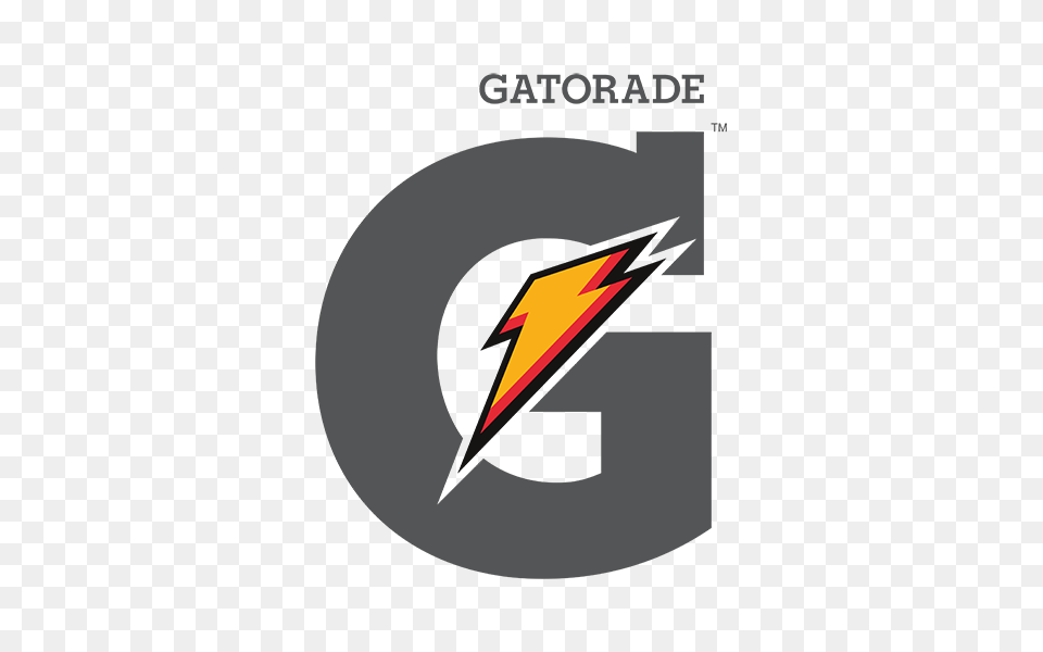 Lightning Clipart Gatorade Background Gatorade Logo, Symbol, Text Free Transparent Png
