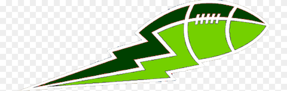 Lightning Clipart Green Lightning Football, Aircraft, Transportation, Vehicle Free Png Download
